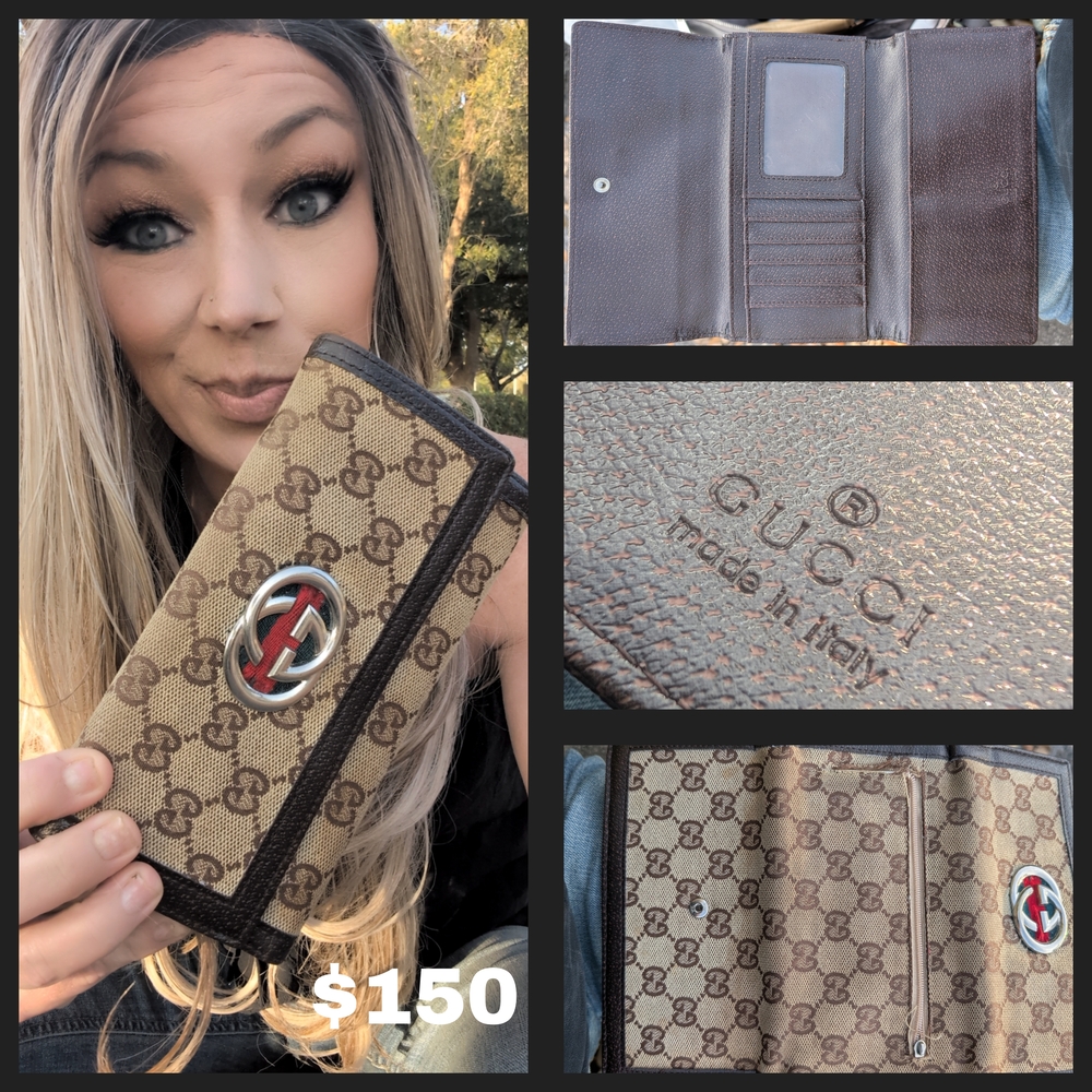 Gucci Brown Key and Card Holder with Iconic Design